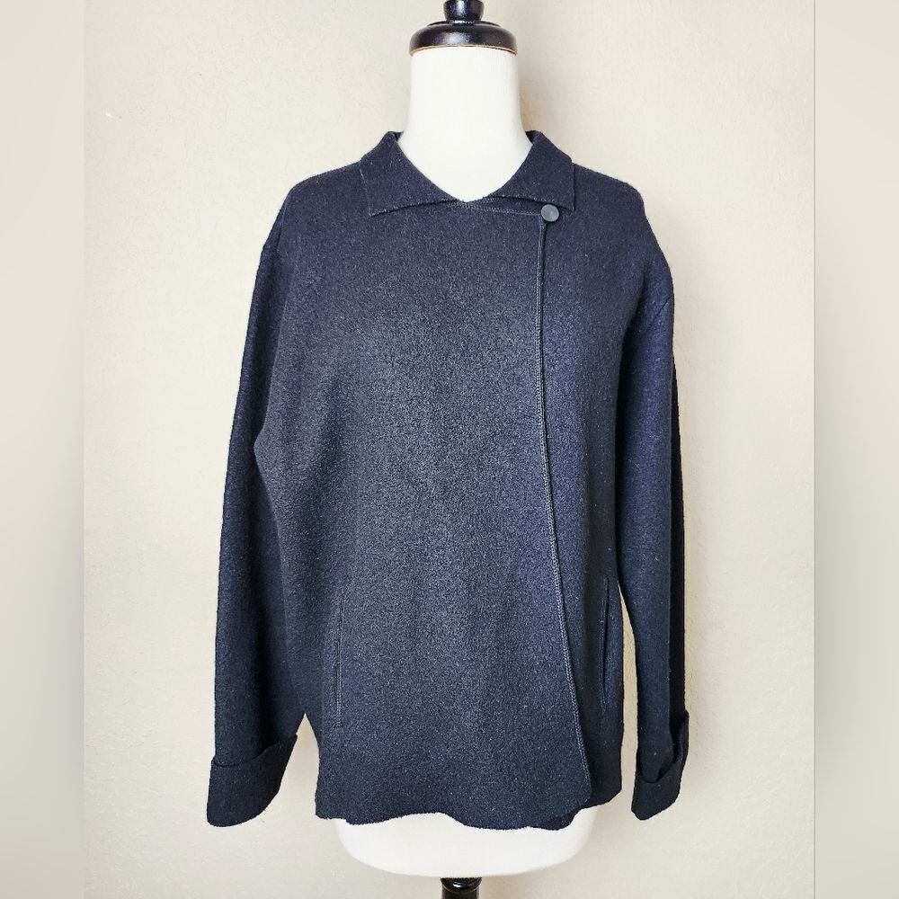 Eileen Fisher Wool Jacket Black Size S
